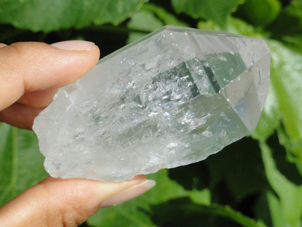 Beautiful Brazilian LEMURIAN SEED Point - Earth Family Crystals