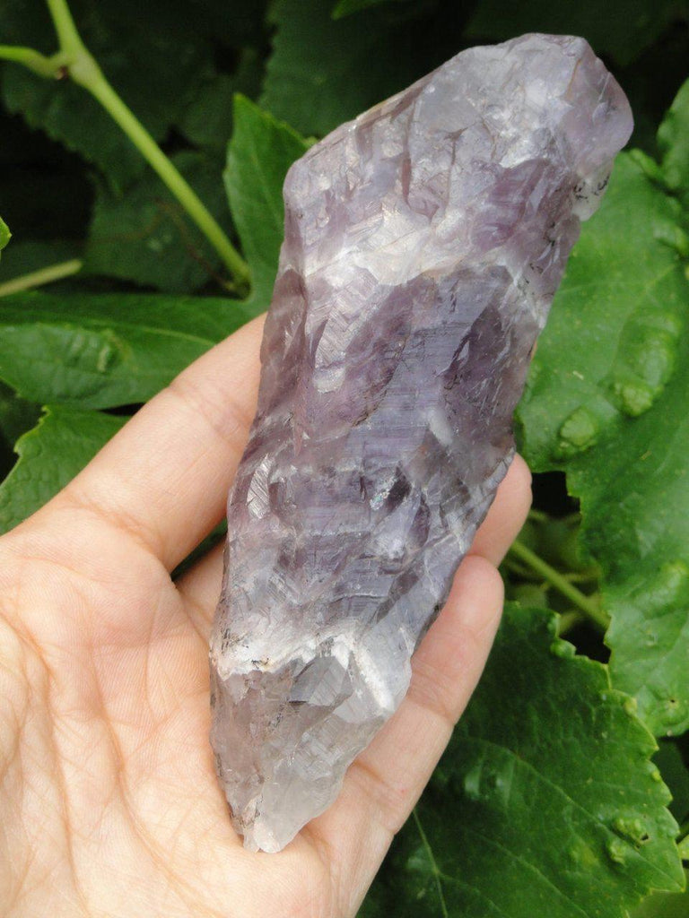 Violet Flame AURALITE-23 Reiki Wand* (Amethyst, Green Quartz, Citrine,Cacoxenite, Lepidocrosite, Ajoite, Hematite) - Earth Family Crystals