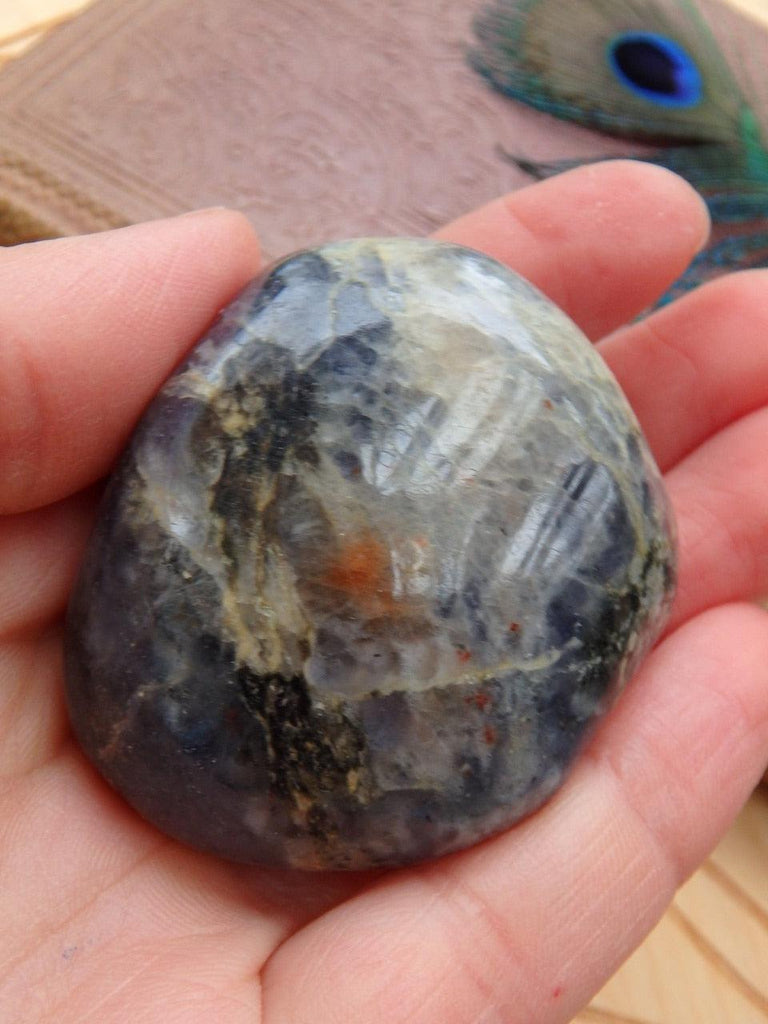 Violet Purple Iolite With Hints of Orange Sunstone Inclusions - Earth Family Crystals