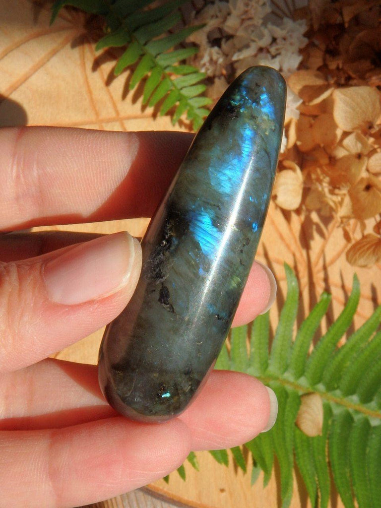 Adorable Hand Held Labradorite Massage Wand Perfect For Energy Work - Earth Family Crystals