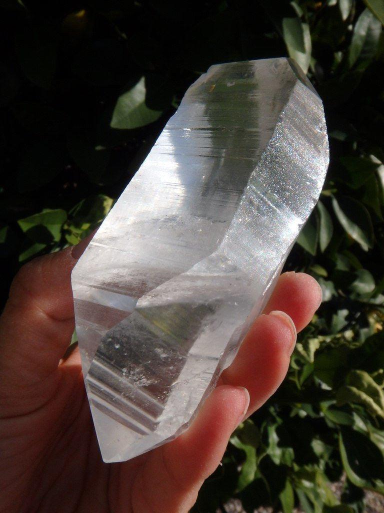 Brilliant Double Terminated Lemurian Seed Quartz Point From Minas Gerais, Brazil - Earth Family Crystals