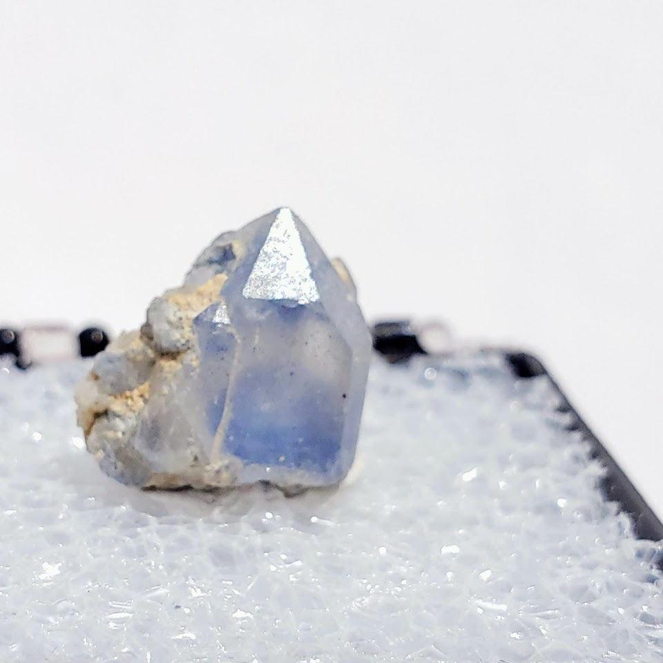 Rare Dumortierite & Quartz Mini Point From Brazil in Collectors Box #3 - Earth Family Crystals