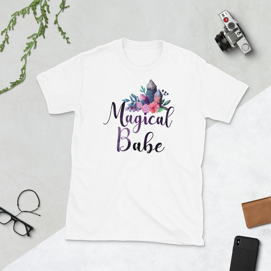 Magical Babe T-Shirt White - Earth Family Crystals