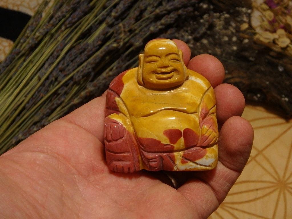 Mookaite Jasper Buddha Carving - Earth Family Crystals