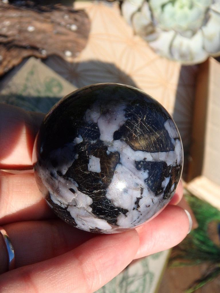 Mystic Merlinite Gemstone Sphere 2 - Earth Family Crystals