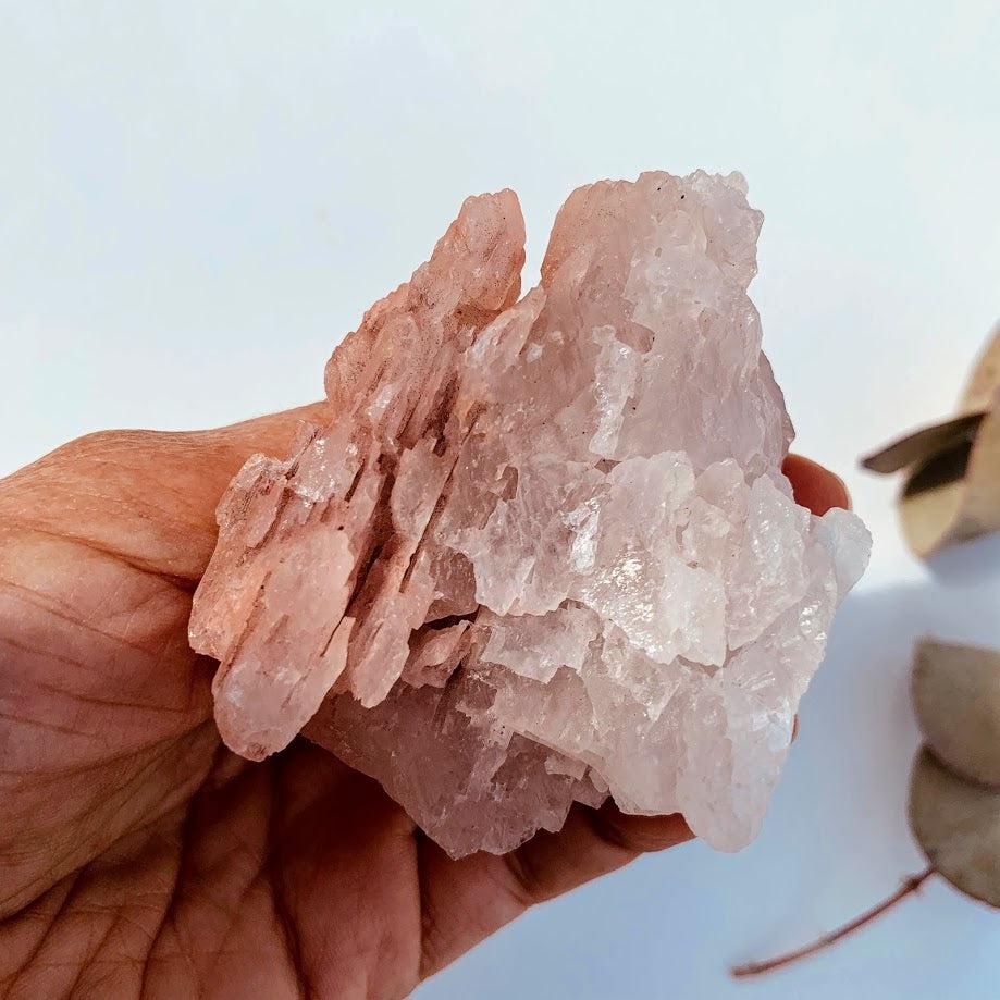 Two Tone White & Pink Chunky & Large Nirvana Ice Quartz from the Himalayas - Earth Family Crystals