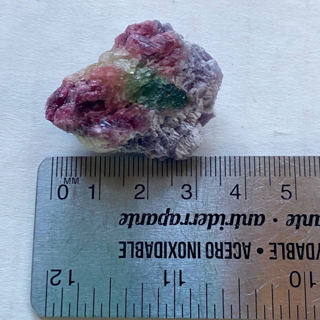 RESERVED For Sandy~#5 pink & green tourmaline & lepidolite - Earth Family Crystals
