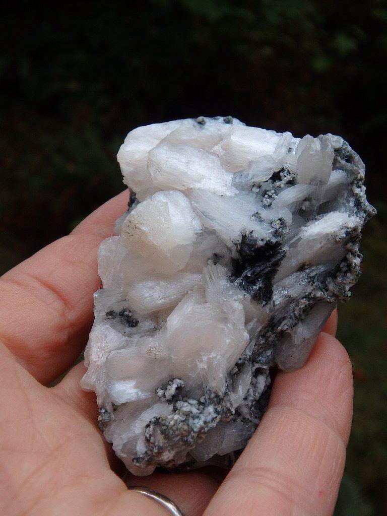 Creamy Pink Stilbite Cluster From India - Earth Family Crystals