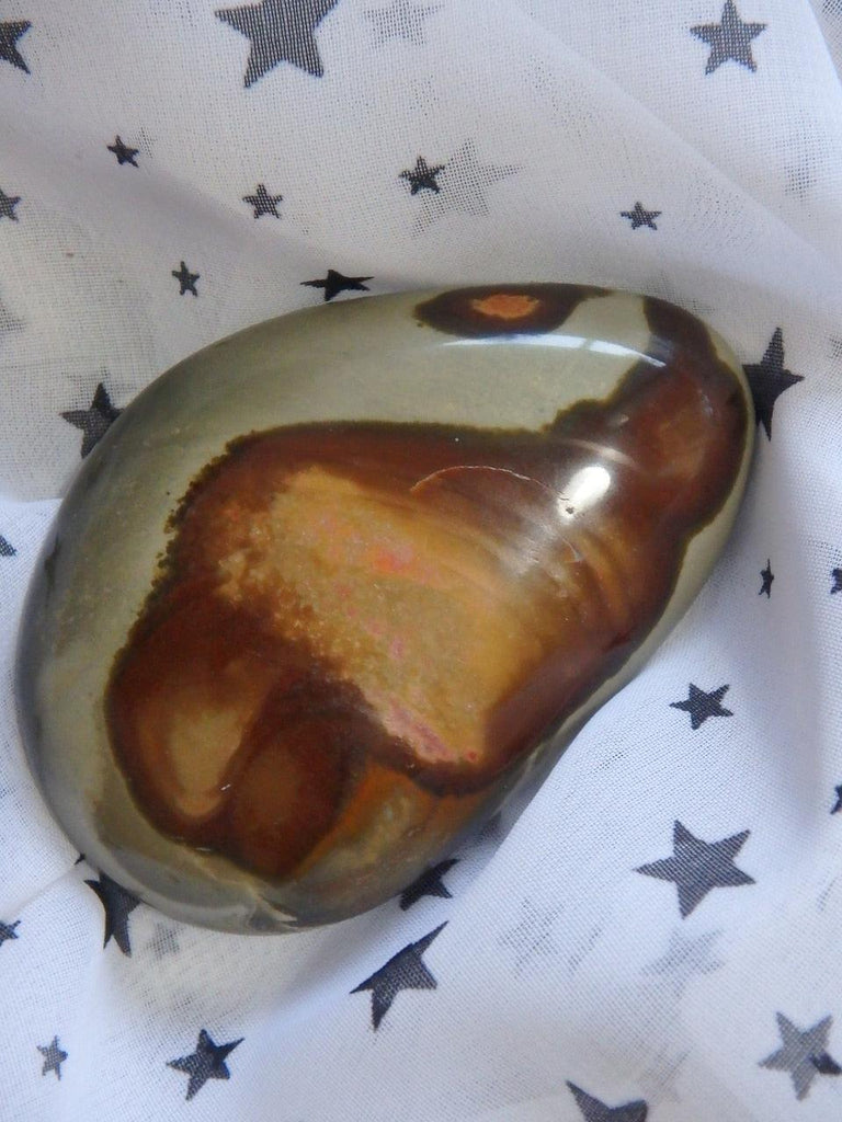 Smooth & Soothing Earthy Polychrome Jasper Hand Held Specimen - Earth Family Crystals