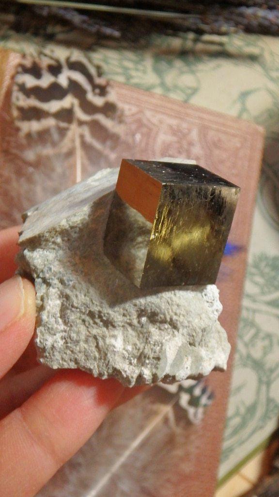 Amazingly Natural Cubic Pyrite In Matrix From Spain - Earth Family Crystals