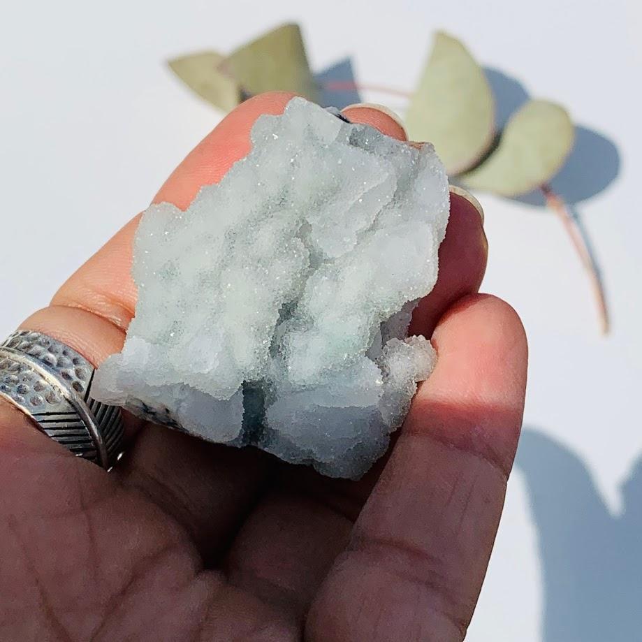 Cute Sparkling Quartz Druzy Point Cluster From India - Earth Family Crystals