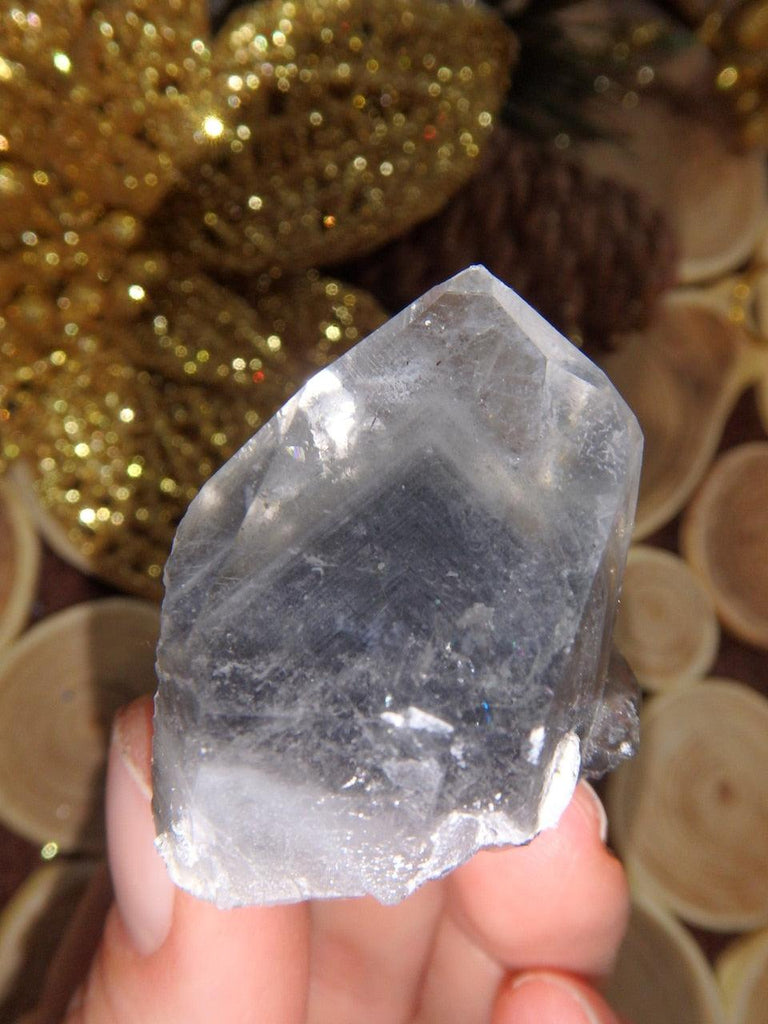 Gorgeous Arkansas Blue Phantom Quartz With Self Healing Specimen 1 - Earth Family Crystals