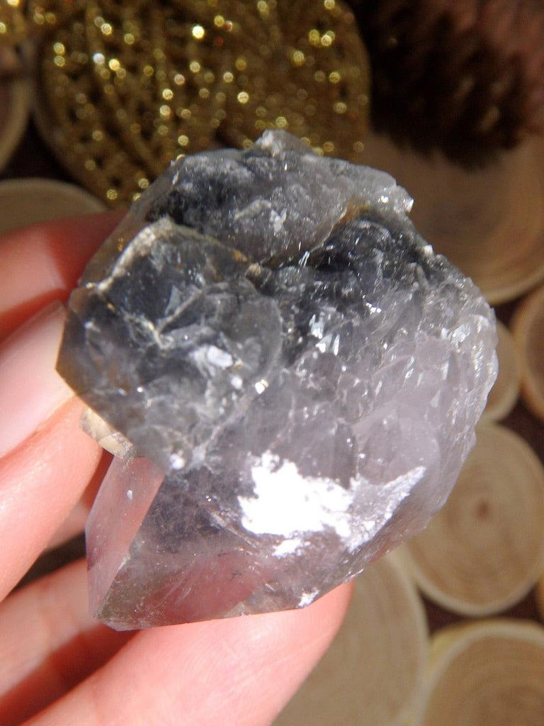 Gorgeous Arkansas Blue Phantom Quartz With Self Healing Specimen 1 - Earth Family Crystals