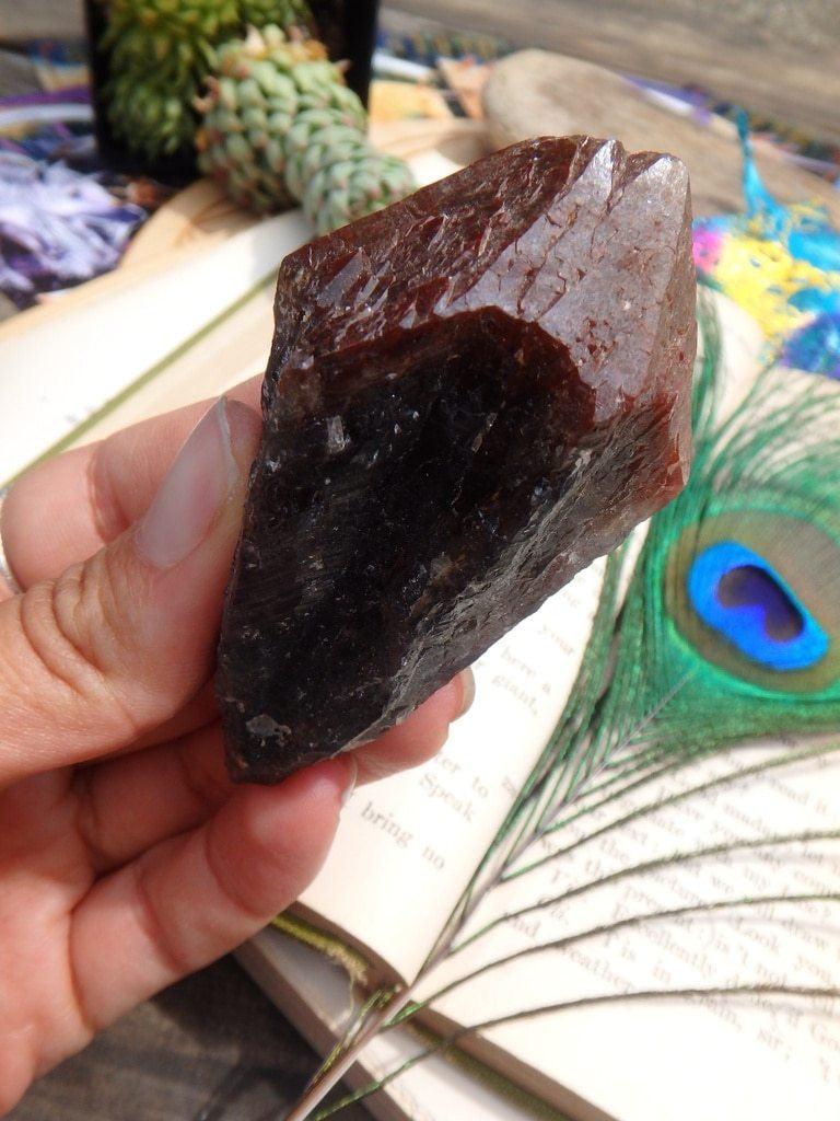 Amazing Energy Red Amethyst Point - Earth Family Crystals