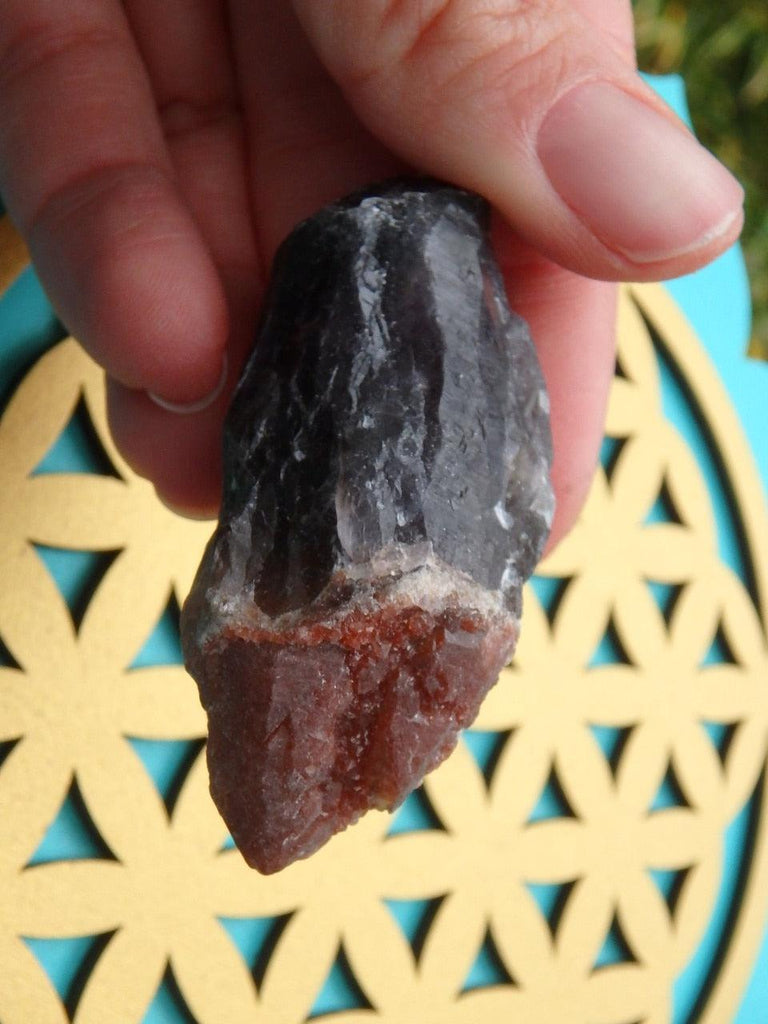 Natural Red Amethyst Point From Brazil - Earth Family Crystals