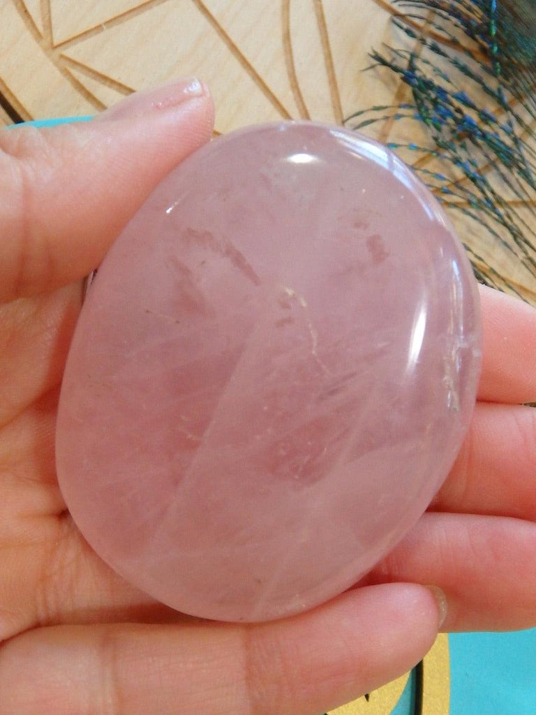 Heart Chakra Bliss Rose Quartz Specimen - Earth Family Crystals