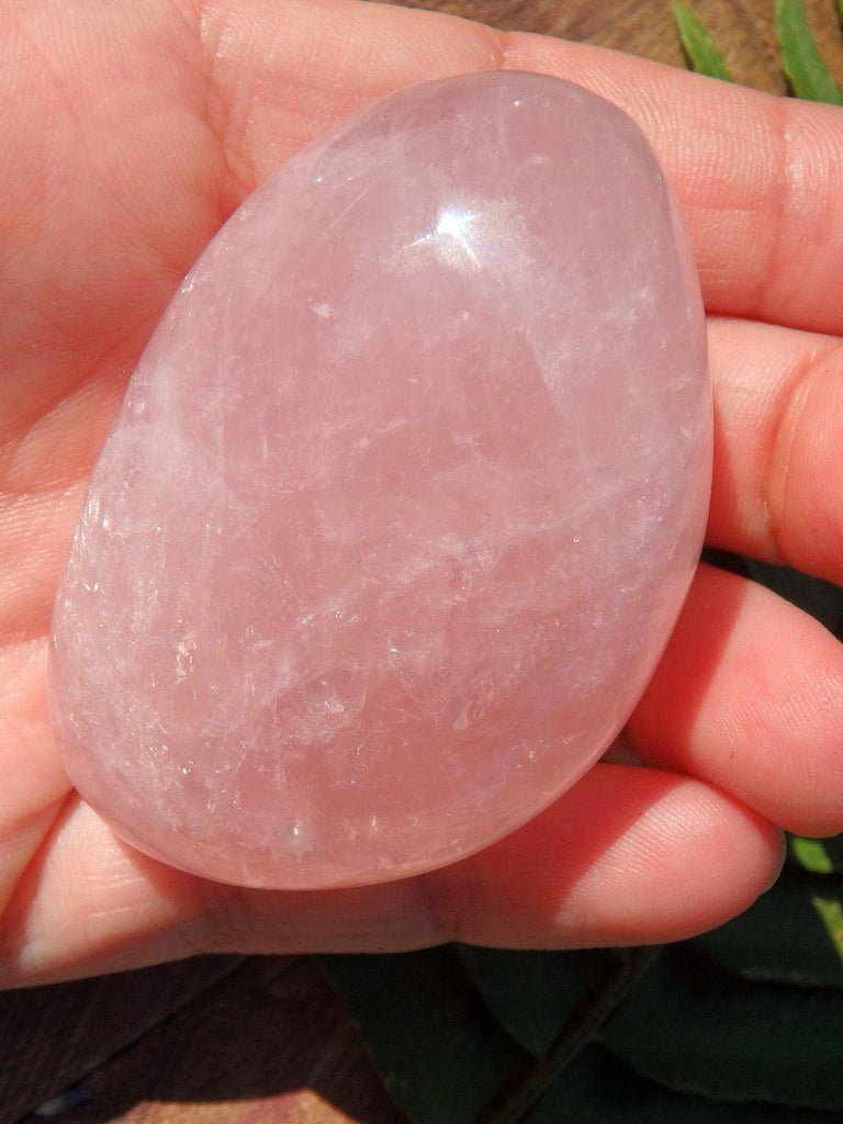 Dreamy Pink Rose Quartz Hand Held Specimen 2 - Earth Family Crystals
