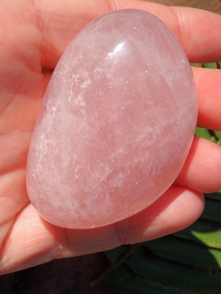 Dreamy Pink Rose Quartz Hand Held Specimen 2 - Earth Family Crystals