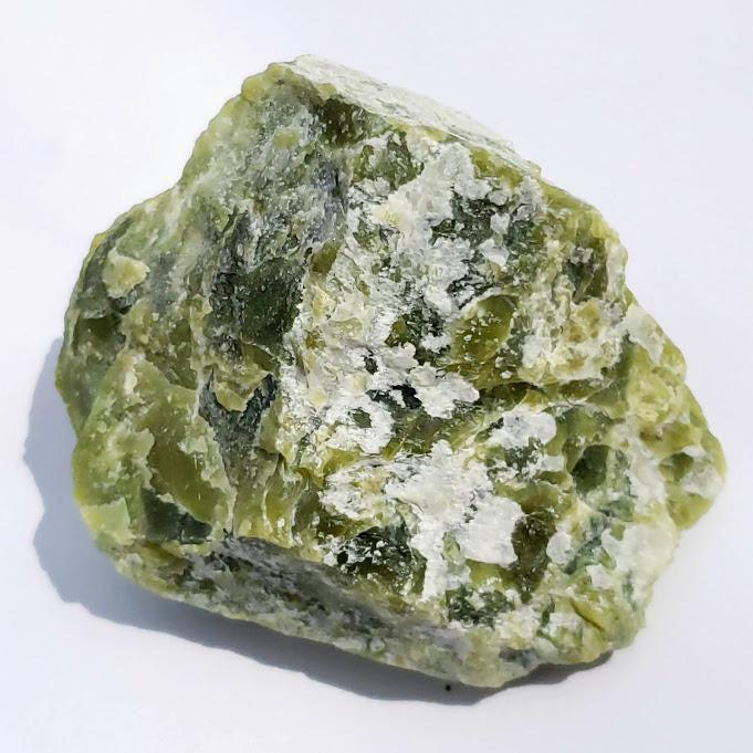 Chunky Raw Green Serpentine Hand Collected Specimen From Washington, USA - Earth Family Crystals