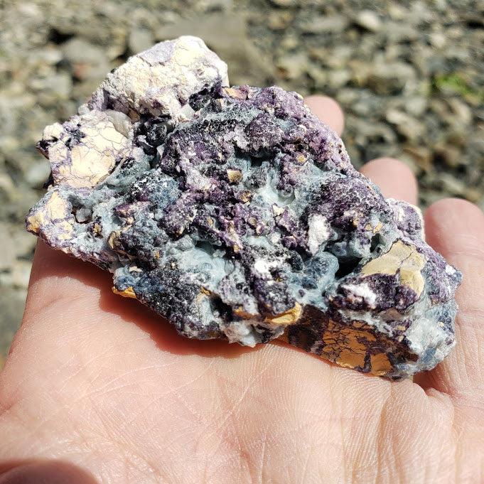 Fabulous Purple Depth Raw Tiffany Stone Cluster From Utah, USA - Earth Family Crystals