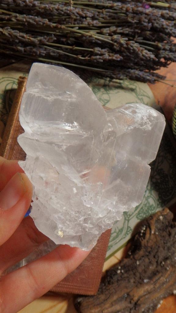 Gorgeous Clear Selenite Crystal From Mexico - Earth Family Crystals