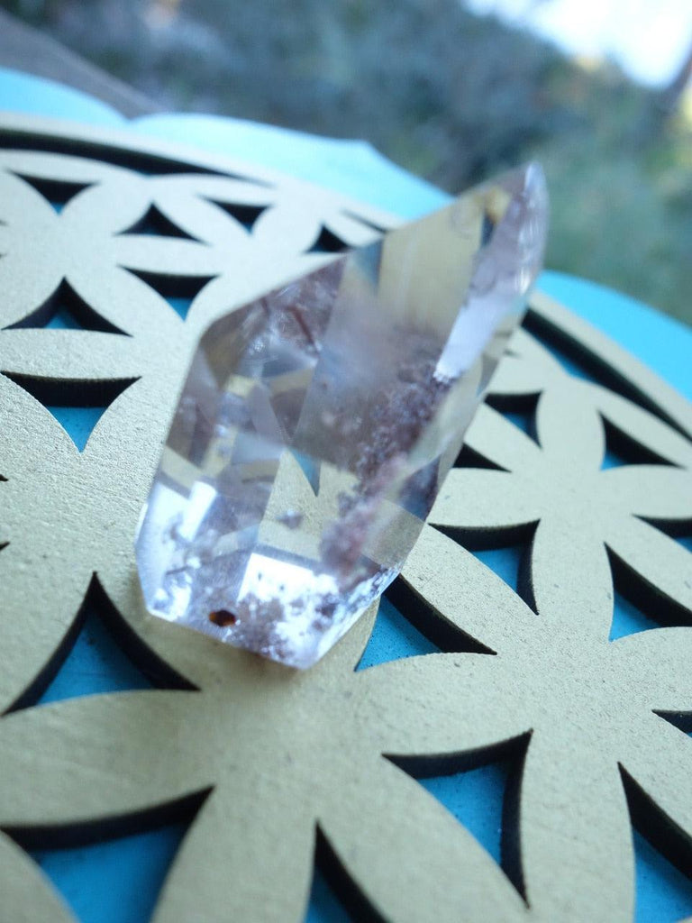 Stunning Shamanic Dream Quartz Mini Tower Carving - Earth Family Crystals