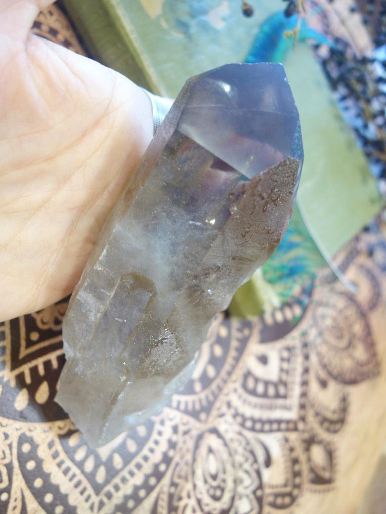 Extreme Grounding! Excellent Large Smoky Quartz Point From Brazil - Earth Family Crystals