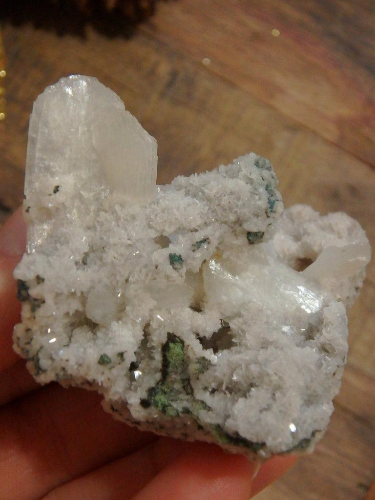 Soft Pink Heulandite & Stilbite Cluster From India - Earth Family Crystals