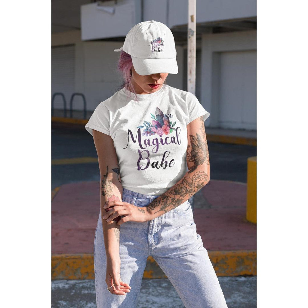 Magical Babe T-Shirt White - Earth Family Crystals
