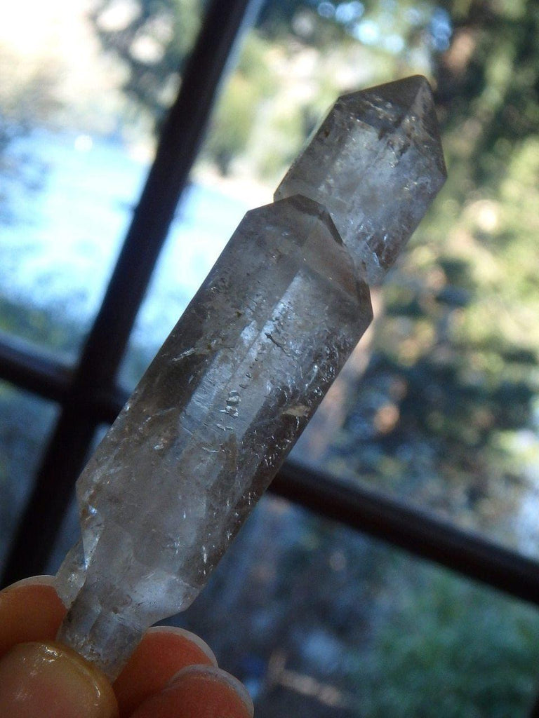 Double  Sceptre Tibetan Quartz Point With Inner Child - Earth Family Crystals