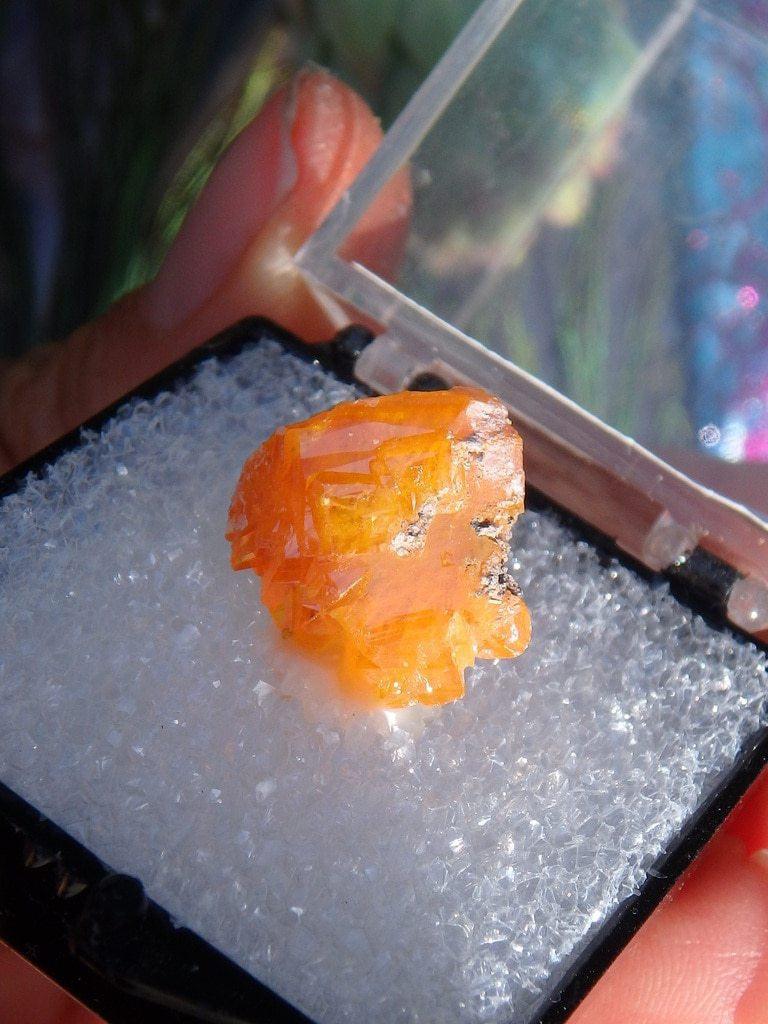 Bright Orange Wulfenite From Old Yuma Mine, Pima Co, Az - Earth Family Crystals